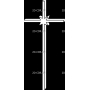 Изображение для гравировки «Крест (165)»