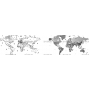 Векторный макет «Карта мира»