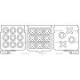 Векторный макет «Игра крестики-нолики»