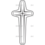 Векторный макет «Крест (130)»