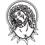 Векторный макет «Иисус (28)»