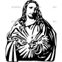 Векторный макет «Религия Иисус (18)»