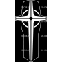 Изображение для гравировки «Крест (226)»