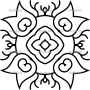 Векторный макет «Мандала (479)»