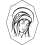Векторный макет «Богородица (23)»