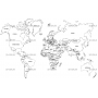 Векторный макет «Карта Мира (4)»