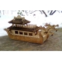 Векторный макет «Поднос для СУШИ + Китайская Лодка -Дракон»