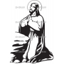 Векторный макет «Иисус (55)»