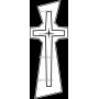 Изображение для гравировки «Крест (227)»