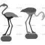 Векторный макет «Фламинго Многослойный»