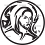 Векторный макет «Иисус (32)»