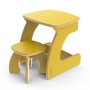 Векторный макет «Стул и стол (мини, детский)»