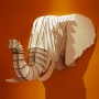Векторный макет «Голова слона»