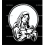 Векторный макет «Богородица (9)»