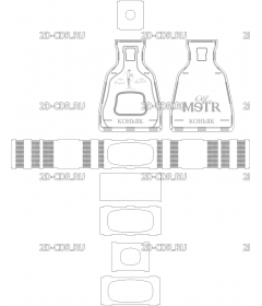 Упаковка для бутылочки коньяка