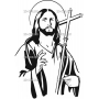 Векторный макет «Религия Иисус (33)»