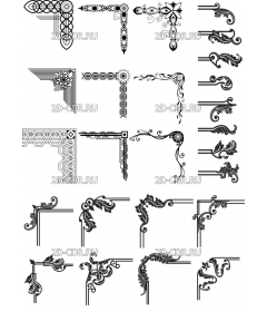Комлпект угловых декоров (1)