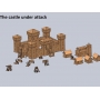 Векторный макет «Домик Castle Under Attack»