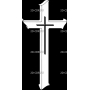 Изображение для гравировки «Крест (18)»