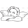 Векторный макет «Ангел (21)»