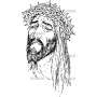 Векторный макет «Иисус (22)»