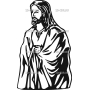 Векторный макет «Религия Иисус (25)»