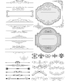 Комплект декоров (3)