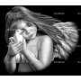 Изображение для гравировки «Ангелочек девочка (2)»