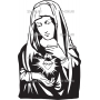 Векторный макет «Богородица (13)»