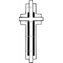 Векторный макет «Крест (5)»