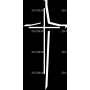 Изображение для гравировки «Крест (202)»