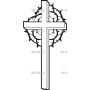Векторный макет «Крест (195)»