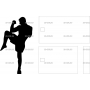 Векторный макет «Подставка боксер в шортах»
