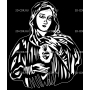 Изображение для гравировки «Богородица (22)»