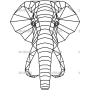 Векторный макет «Слон»