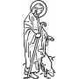 Векторный макет «Иисус (14)»