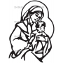 Векторный макет «Богородица (26)»