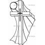 Векторный макет «Крест (66)»