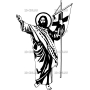 Векторный макет «Иисус (18)»