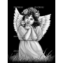 Изображение для гравировки «Ангелочек девочка»