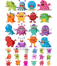 cartoon monsters 