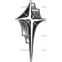 Векторный макет «Крест (119)»