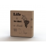 Векторный макет «Коробка для вина LIFE»