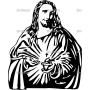 Векторный макет «Иисус (26)»