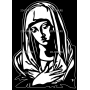 Изображение для гравировки «Богородица (4)»
