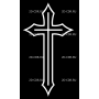 Изображение для гравировки «Крест (31)»