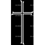 Изображение для гравировки «Крест (235)»