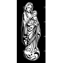 Изображение для гравировки «Богородица (26)»