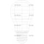 Векторный макет «Светильник-3D (23)»