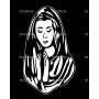 Изображение для гравировки «Богородица (12)»
